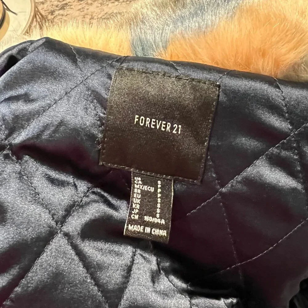 *SOLD* Forever21 Small Brown Jacket – Faux Fur Trendy Outerwear - Picture 2 of 8